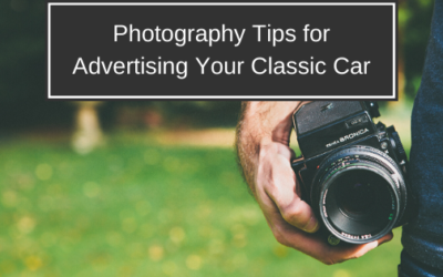 Photography Tips for Advertising Your Classic Car